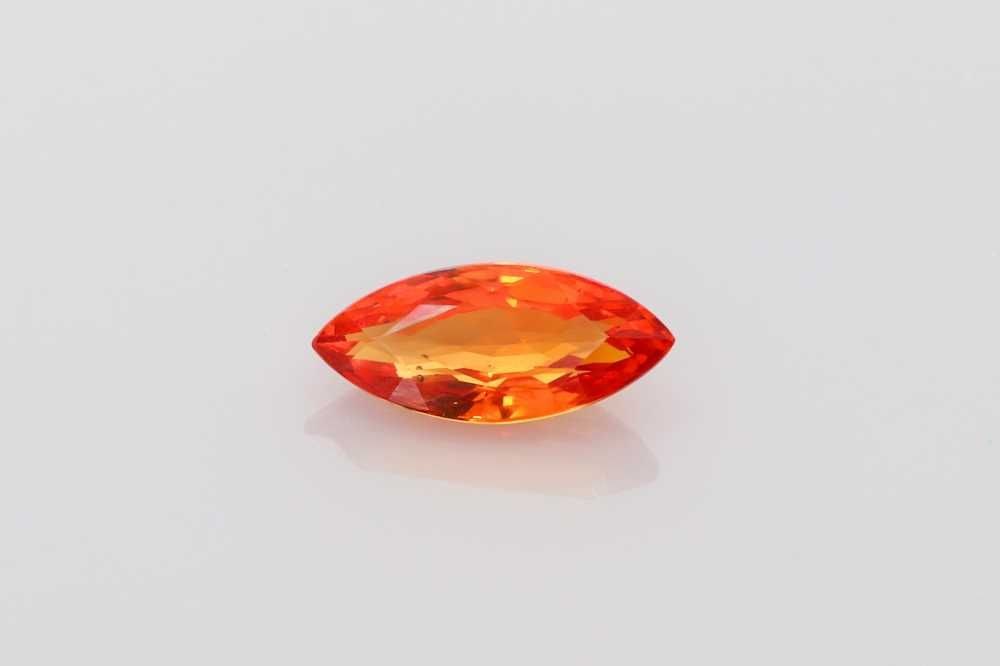 Loose Sapphire Gemstone - Marquise 2.23ct Orange SI: Loose Sapphire Gemstone - Marquise 2.23ct Orange SI This listing features Loose Sapphire Gemstone - Marquise 2.23ct Orange SI. Item specifics are provided below. Item Specifics: Type: Sapphire