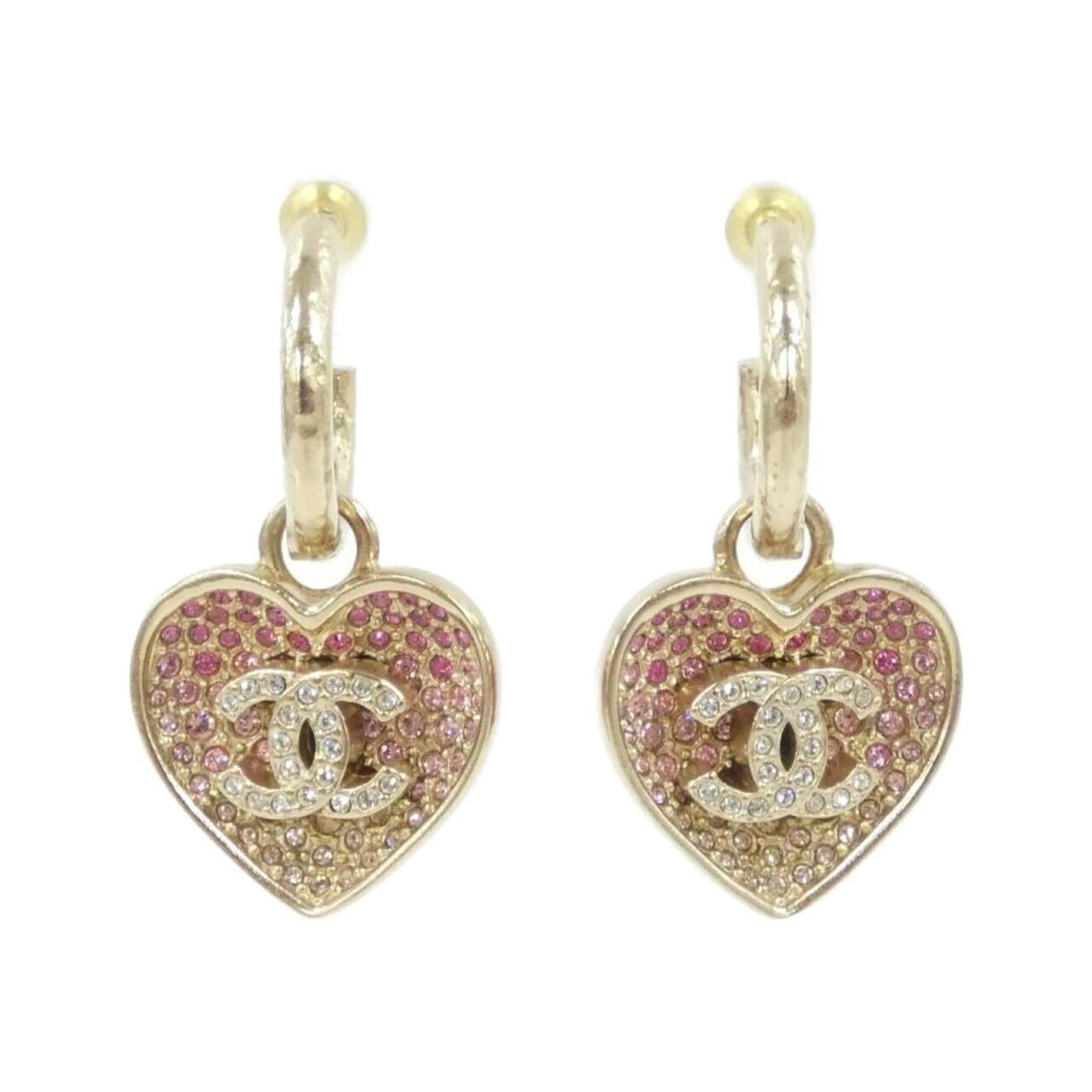 Earrings Chanel Stud: Earrings Chanel Stud This listing features Earrings Chanel Stud. Item specifics are provided below. Item Specifics: Brand: Chanel Type: Stud Earrings Gender: Women Color: Gold, Pink Size (Hxwxd): 40.0