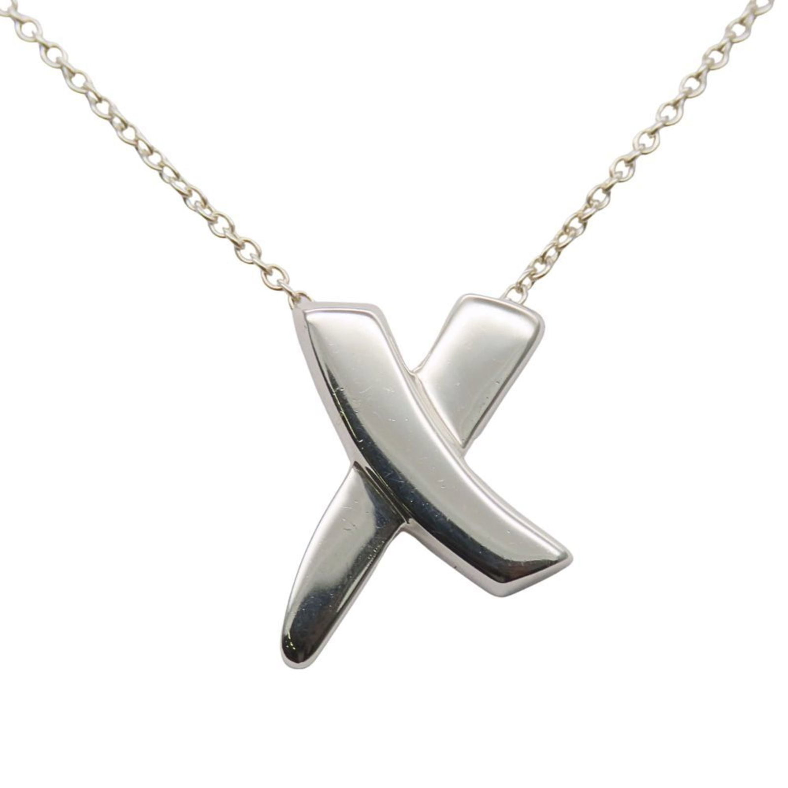 women's. TIFFANY - Tiffany & Co. Kiss necklace - SV925 - approximately 2.7g - silver - Paloma: women's. TIFFANY - Tiffany & Co. Kiss necklace - SV925 - approximately 2.7g - silver - Paloma Picasso This listing features women's. TIFFANY - Tiffany & Co. Kiss necklace - SV925 - approximately 2.7g