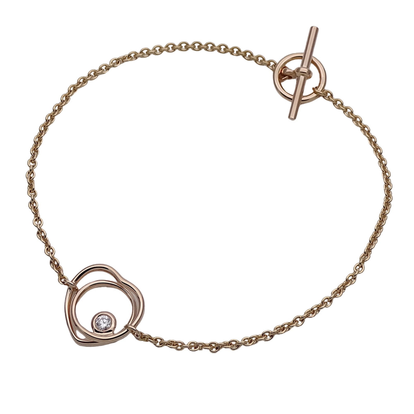 (18K) Hermes Charm Bracelet Pink Gold: (18K) Hermes Charm Bracelet Pink Gold This listing features (18K) Hermes Charm Bracelet Pink Gold. Item specifics are provided below. Item Specifics: Brand: Hermes Type: Charm Bracelet Gender: Women