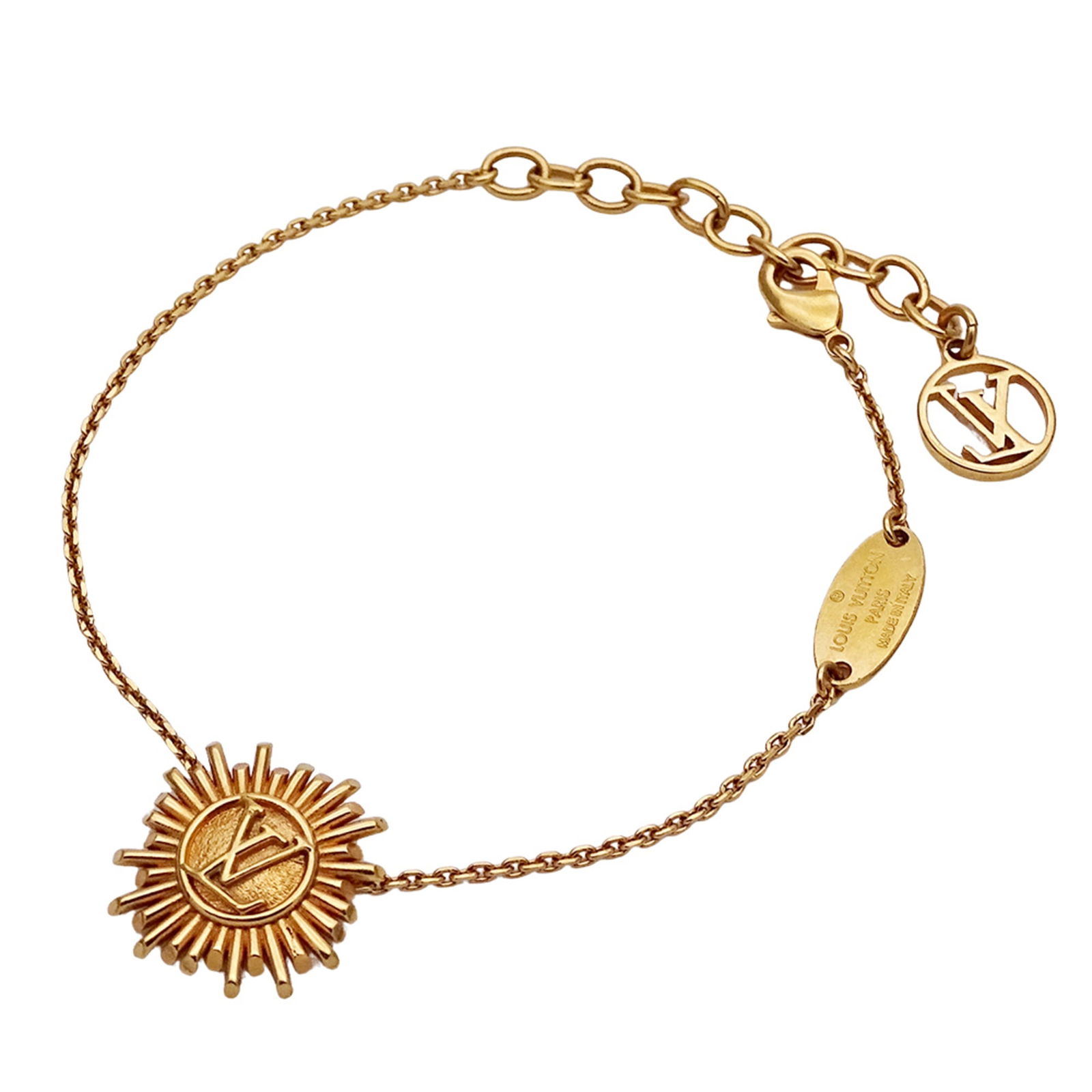 Bracelet Louis Vuitton Charm: Bracelet Louis Vuitton Charm This listing features Bracelet Louis Vuitton Charm. Item specifics are provided below. Item Specifics: Brand: Louis Vuitton Type: Charm Bracelet Gender: Women Color: Gold