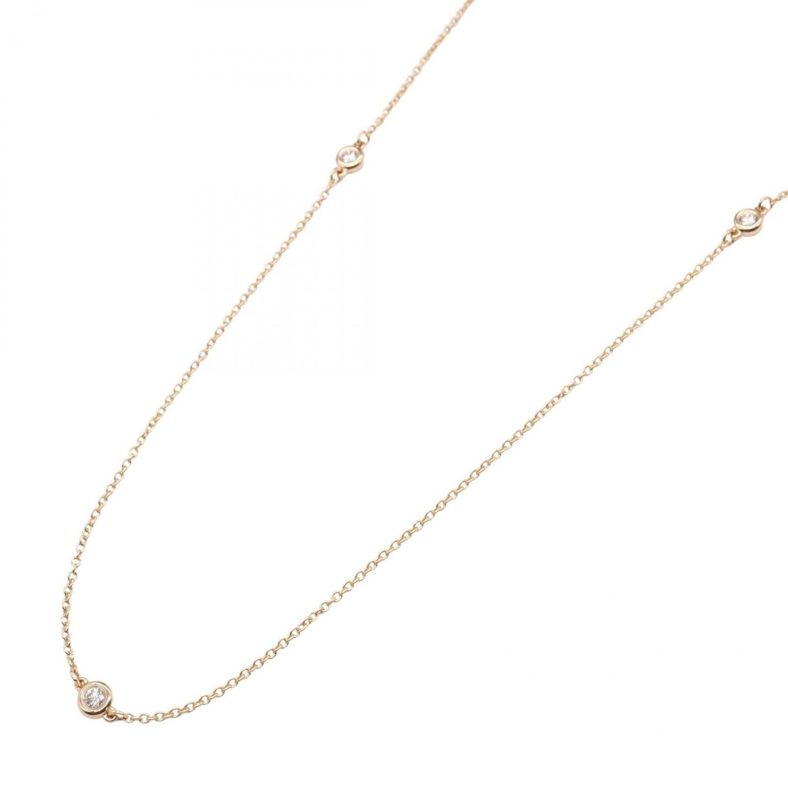 and Clear - Tiffany & Co. By the Yard Sprinkle Necklace - 9PD - 18K Pink Gold with Diamonds -: and Clear - Tiffany & Co. By the Yard Sprinkle Necklace - 9PD - 18K Pink Gold with Diamonds - Women's This listing features and Clear - Tiffany & Co. By the Yard Sprinkle Necklace - 9PD - 18K Pink Gol