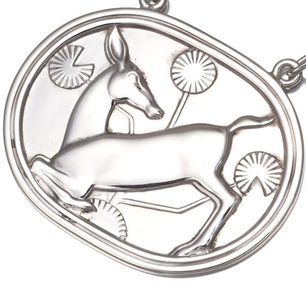 Silver Georg Jensen Necklace 95 Deer Long 925 Sterling: Silver Georg Jensen Necklace 95 Deer Long 925 Sterling This listing features Silver Georg Jensen Necklace 95 Deer Long 925 Sterling. Item specifics are provided below. Item Specifics: Brand: Georg Jen