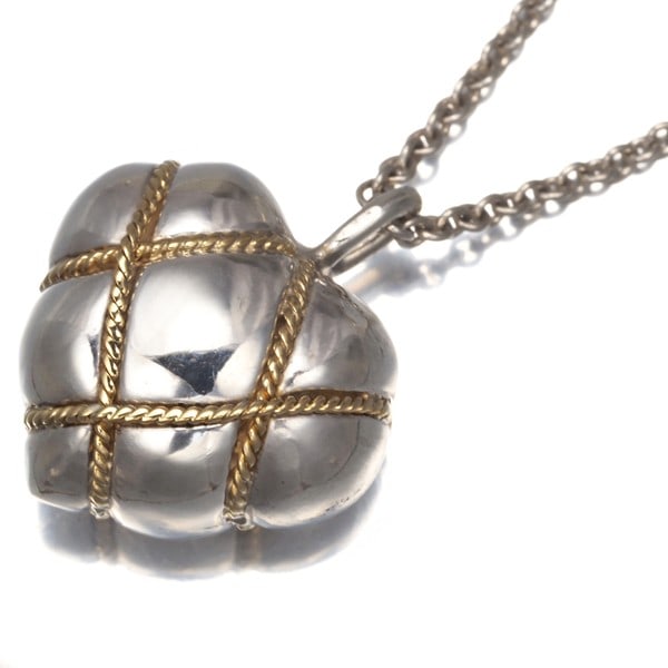 Yg Tiffany&Co. Necklace Chain Cross Heart Silver 925/ 18K: Yg Tiffany&Co. Necklace Chain Cross Heart Silver 925/ 18K This listing features Yg Tiffany&Co. Necklace Chain Cross Heart Silver 925/ 18K. Item specifics are provided below. Item Specifics: Country Of