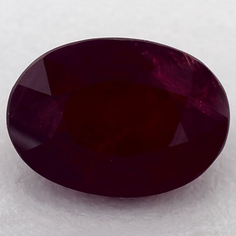 Loose Ruby Gemstone - Oval 3.44ct Red SI (1 of 1)