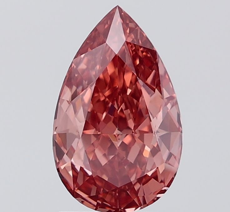 Loose Lab Diamond - IGI Pear 2.02ct Fancy Vivid Brownish Pink VVS2: Loose Lab Diamond - IGI Pear 2.02ct Fancy Vivid Brownish Pink VVS2 This listing features Loose Lab Diamond - IGI Pear 2.02ct Fancy Vivid Brownish Pink VVS2. Item specifics are provided below. Item Spe