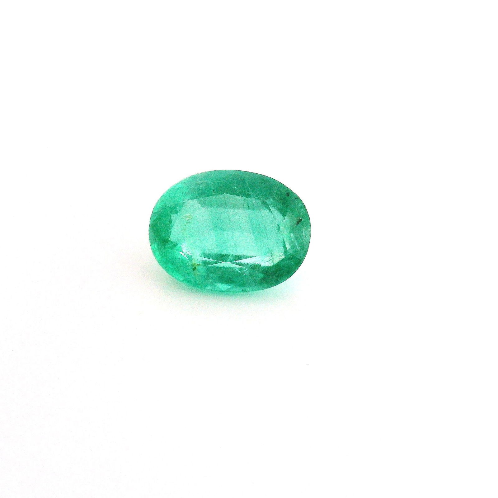 Loose Emerald Gemstone - GSI Oval 1.26ct Green SI (1 of 1)