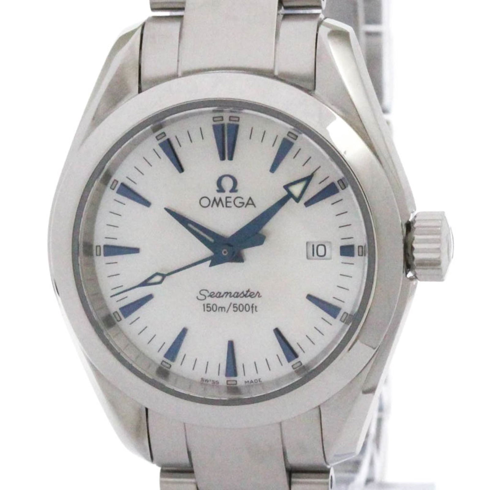 Wristwatch Omega: Wristwatch Omega This listing features Wristwatch Omega. Item specifics are provided below. Item Specifics: Brand: Omega Type: Wristwatch Style: Sport Gender: Women Material (Case): Stainless Steel