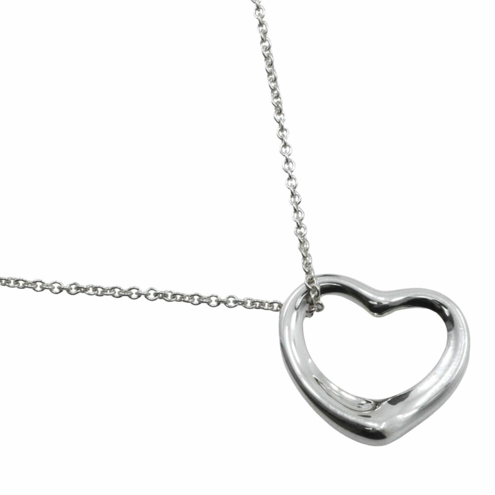I213023186 - Tiffany & Co. Elsa Peretti Heart Necklace - 925 Sterling Silver - Approx. 6.2g - Open: I213023186 - Tiffany & Co. Elsa Peretti Heart Necklace - 925 Sterling Silver - Approx. 6.2g - Open Heart - Women's This listing features I213023186 - Tiffany & Co. Elsa Peretti Heart Necklace - 925 St