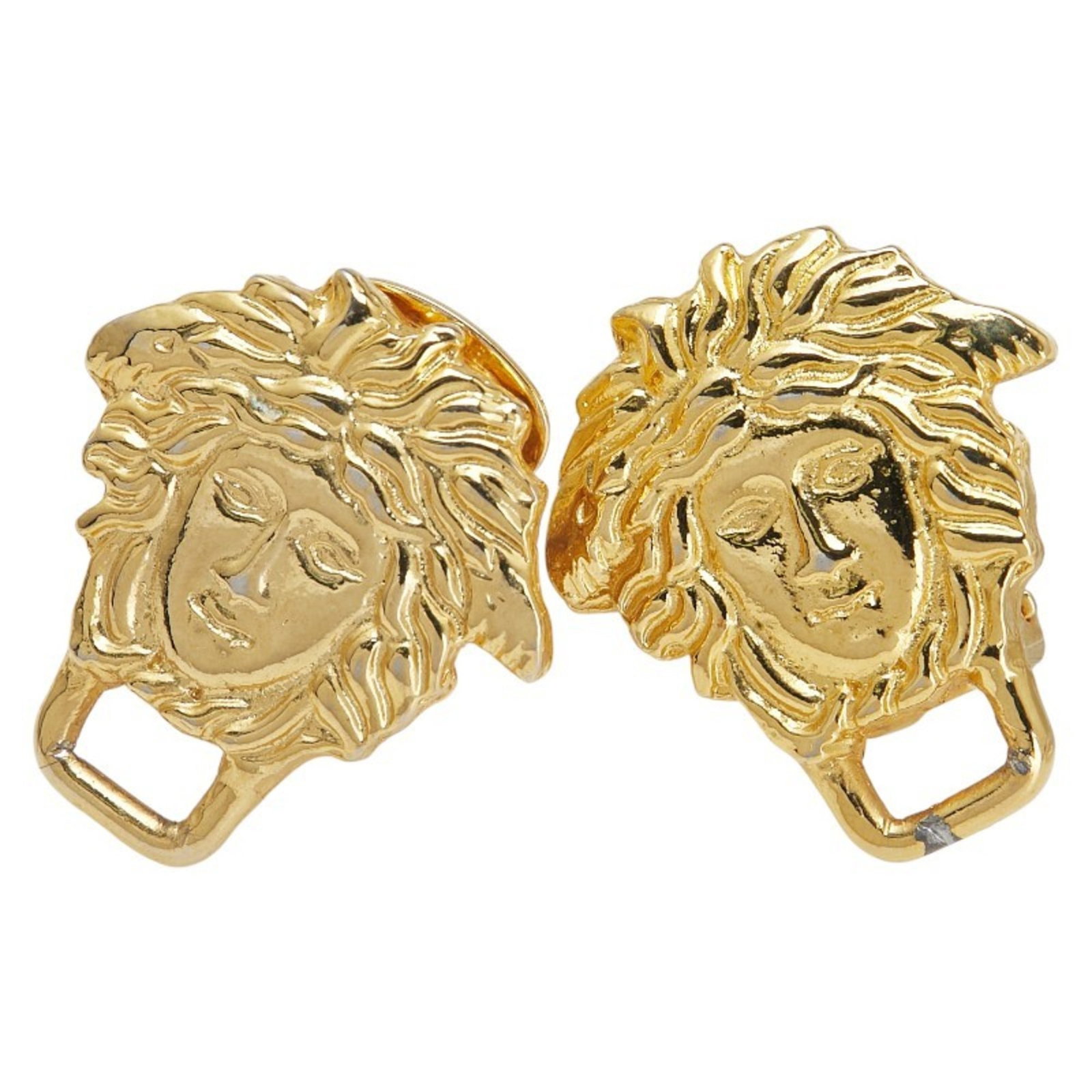 Earrings Versace Clip: Earrings Versace Clip This listing features Earrings Versace Clip. Item specifics are provided below. Item Specifics: Brand: Versace Type: Clip Earrings Gender: Women Color: Gold Size (Hxwxd):