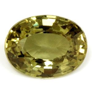 Loose Sapphire Gemstone - Oval 1.08ct Green SI (1 of 1)