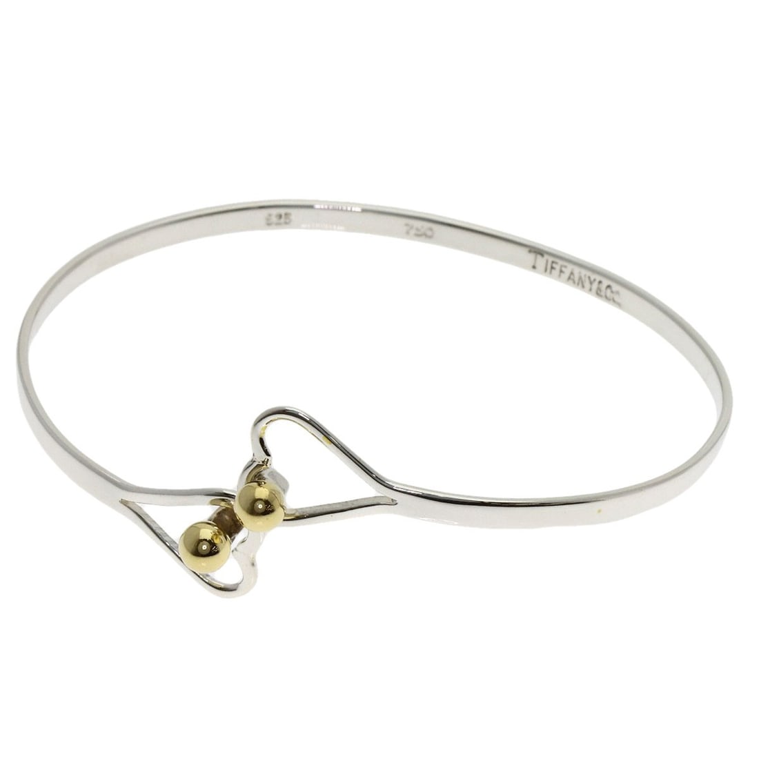 Gold TIFFANY&Co. Double heart Bracelet Silver 18K Yellow: Gold TIFFANY&Co. Double heart Bracelet Silver 18K Yellow This listing features Gold TIFFANY&Co. Double heart Bracelet Silver 18K Yellow. Item specifics are provided below. Item Specifics: Brand: TIFFA