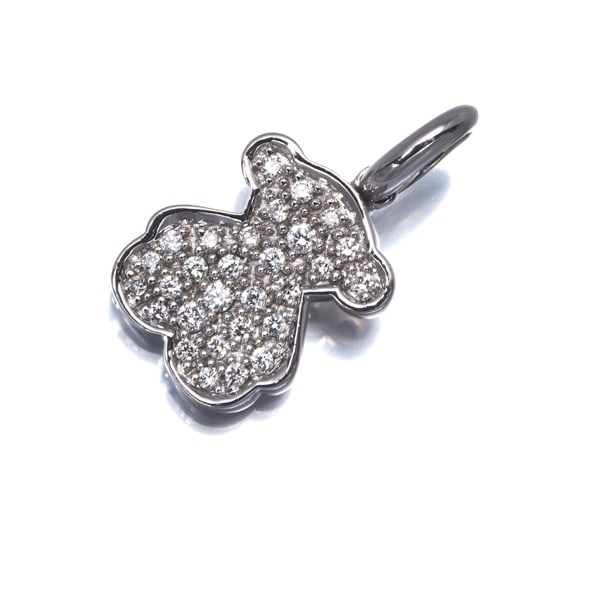 Gold Tous Pendant Diamond Paved 18K 750 White: Gold Tous Pendant Diamond Paved 18K 750 White This listing features Gold Tous Pendant Diamond Paved 18K 750 White. Item specifics are provided below. Item Specifics: Country Of Origin: Spain Brand: TO