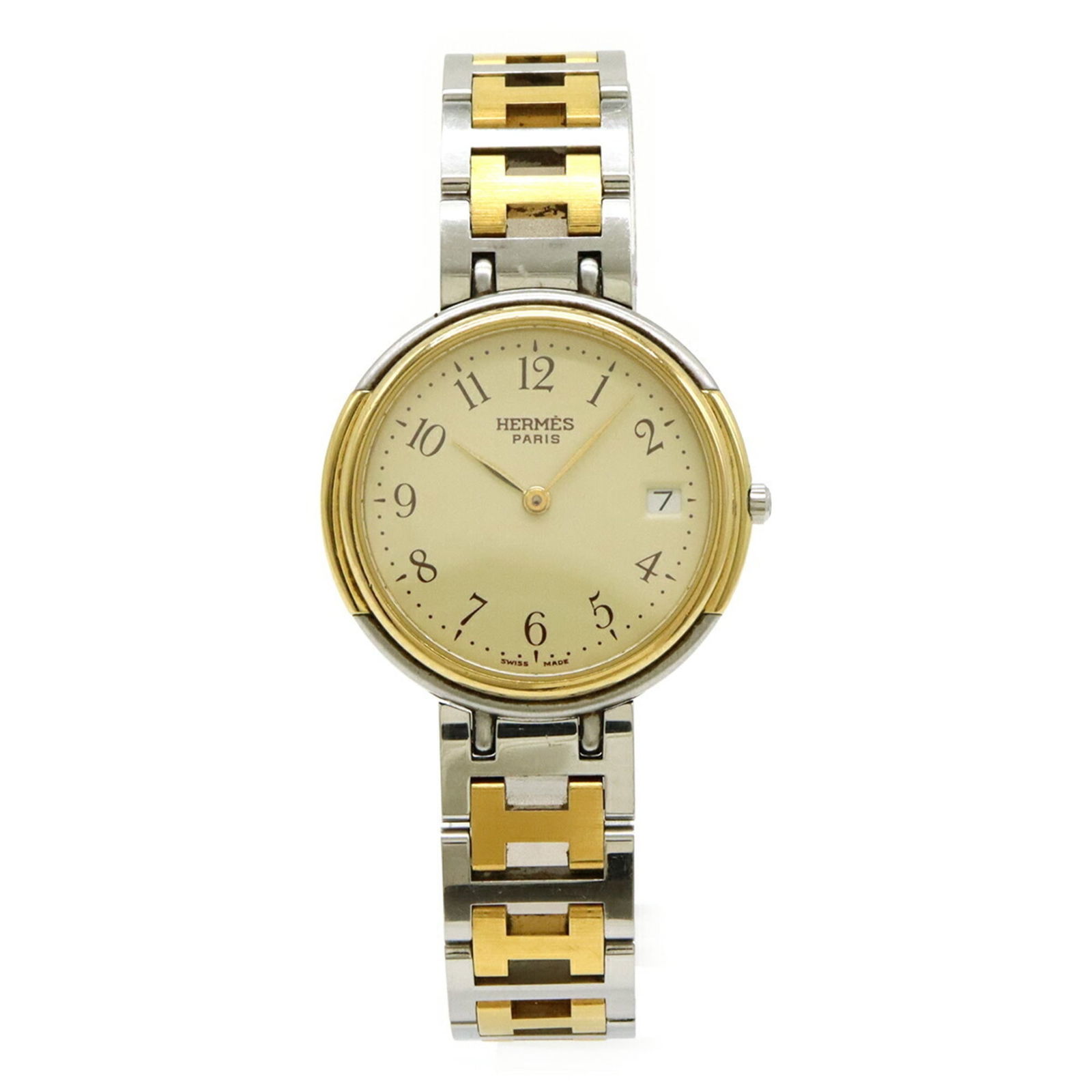 Wristwatch Hermes: Wristwatch Hermes This listing features Wristwatch Hermes. Item specifics are provided below. Item Specifics: Brand: Hermes Type: Wristwatch Gender: Men Material (Case): Gold Plated, Stainless Steel M