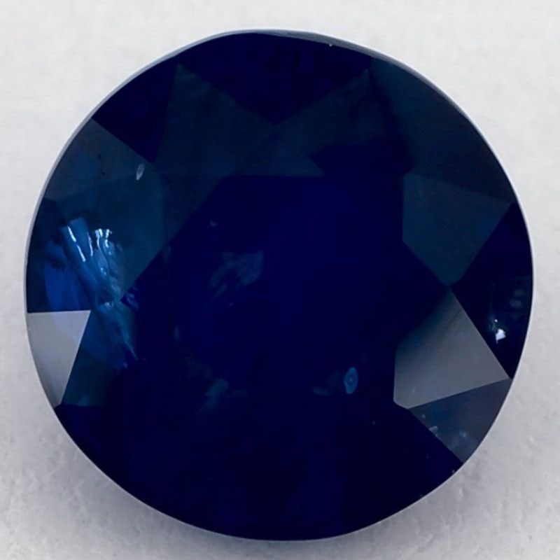 Loose Sapphire Gemstone - Round 3.04ct Blue SI (1 of 1)