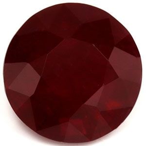 Loose Ruby Gemstone - GIA Round 1.67ct Red SI (1 of 1)