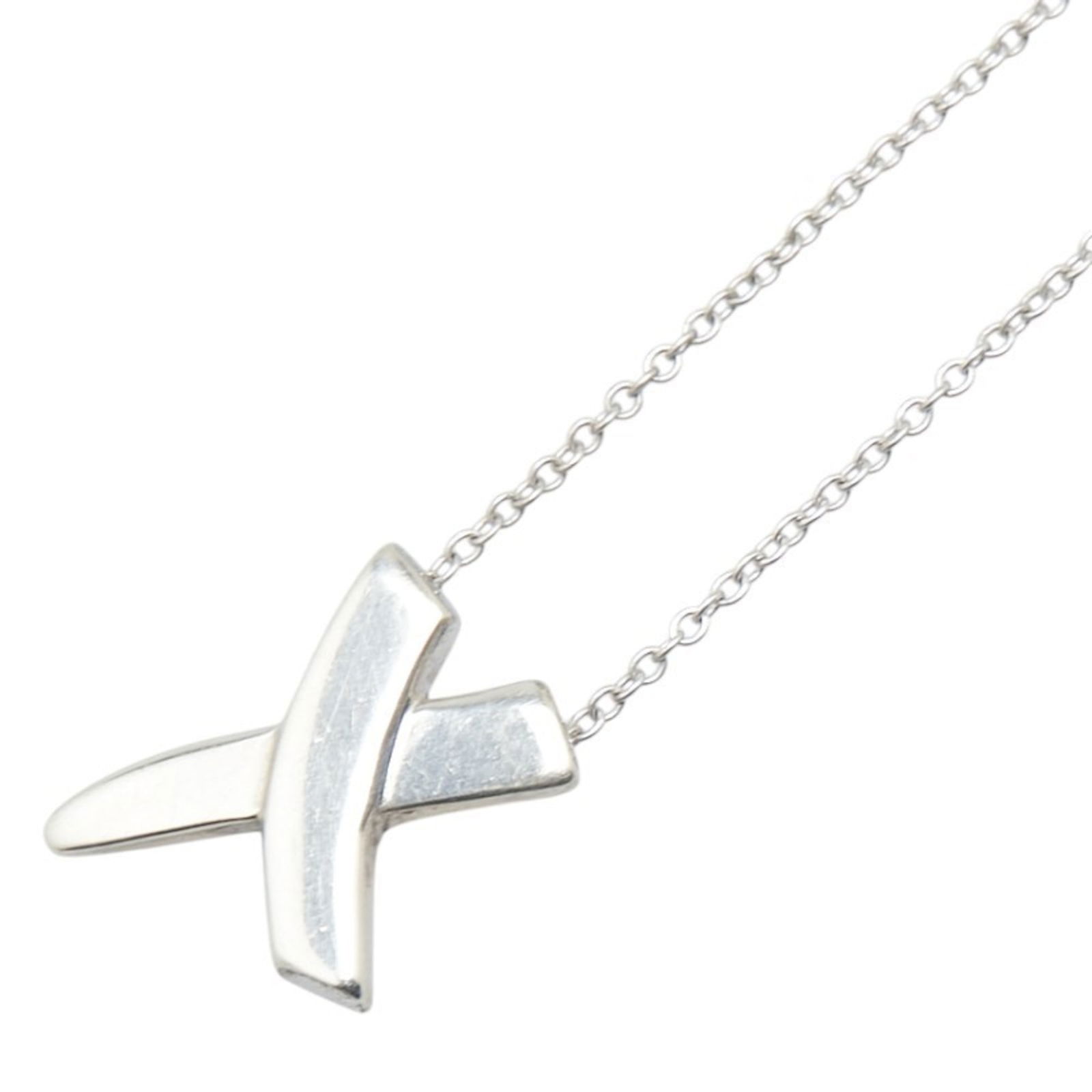 Women. Tiffany & Co. Paloma Picasso Kiss Necklace in 925 Sterling Silver for: Women. Tiffany & Co. Paloma Picasso Kiss Necklace in 925 Sterling Silver for This listing features Women. Tiffany & Co. Paloma Picasso Kiss Necklace in 925 Sterling Silver for. Item specifics are prov