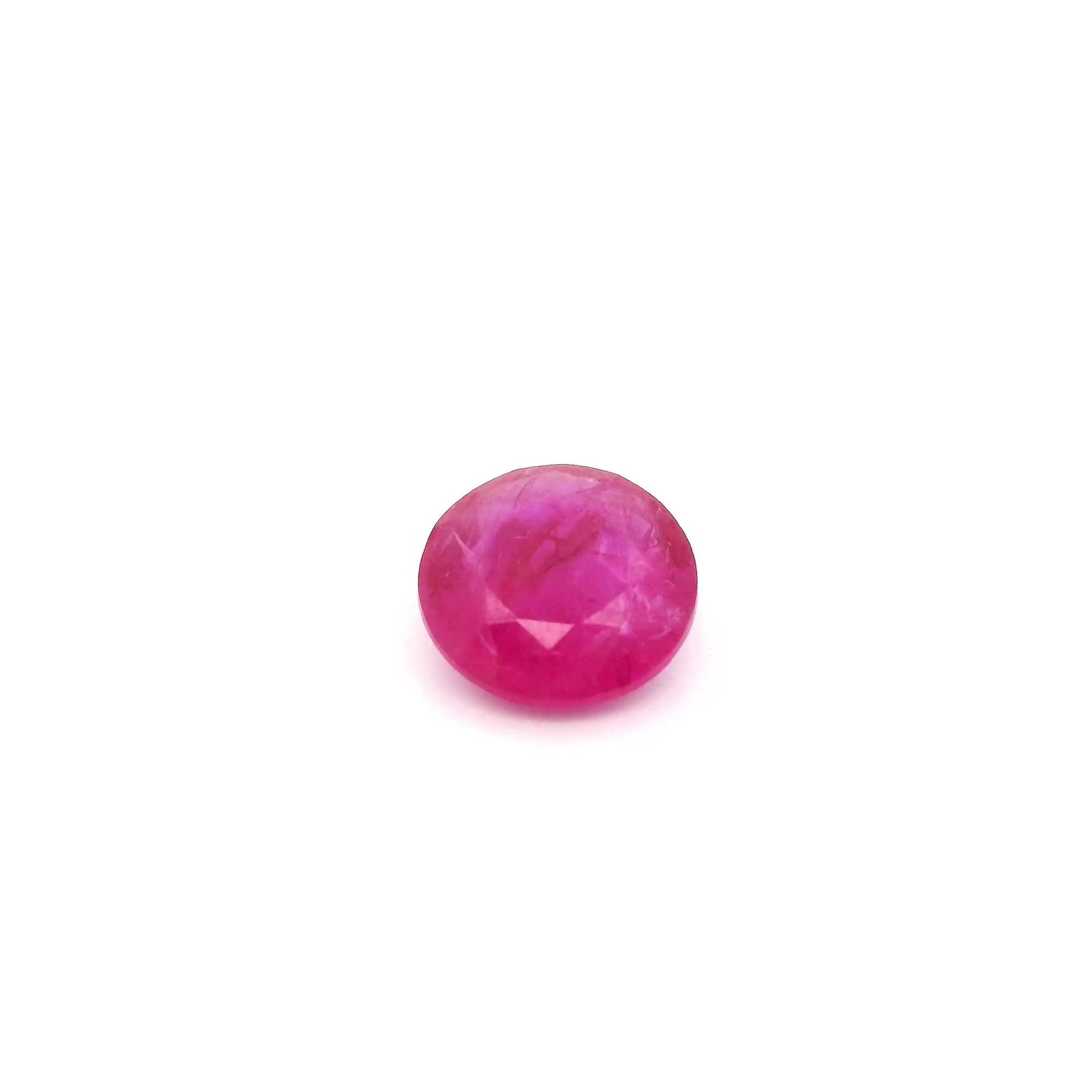 Loose Ruby Gemstone - GSI Round 1.07ct Red MI (1 of 1)