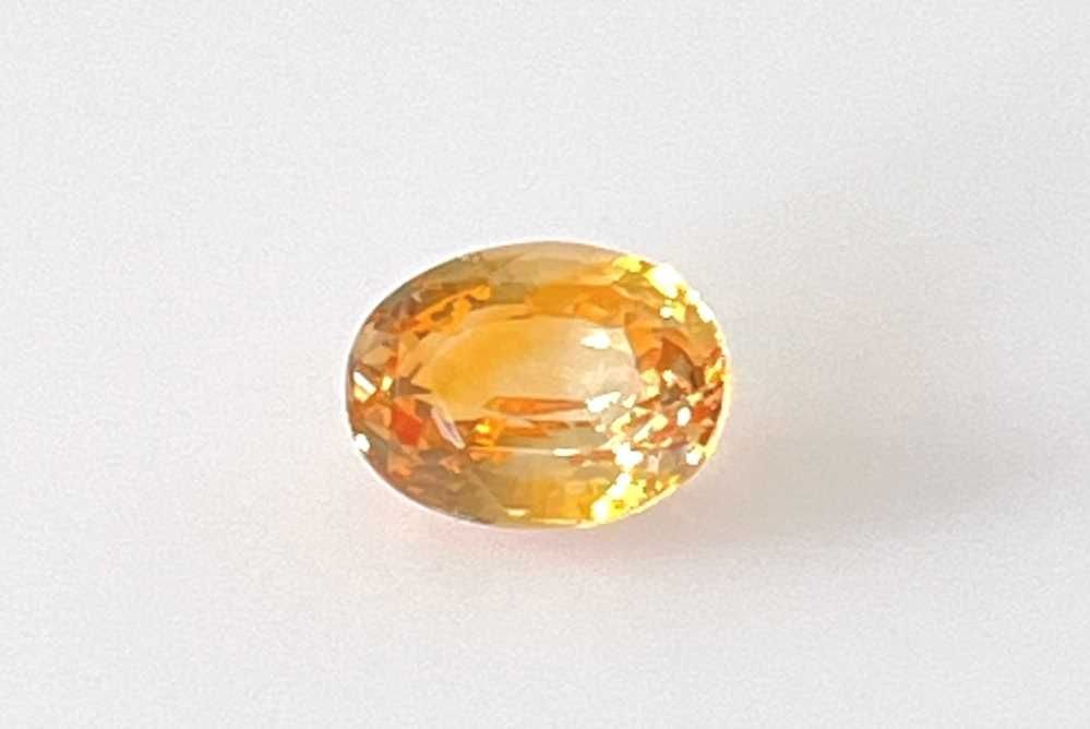Loose Sapphire Gemstone - Oval 1.79ct Orange EC: Loose Sapphire Gemstone - Oval 1.79ct Orange EC This listing features Loose Sapphire Gemstone - Oval 1.79ct Orange EC. Item specifics are provided below. Item Specifics: Type: Sapphire Carat: 1.79