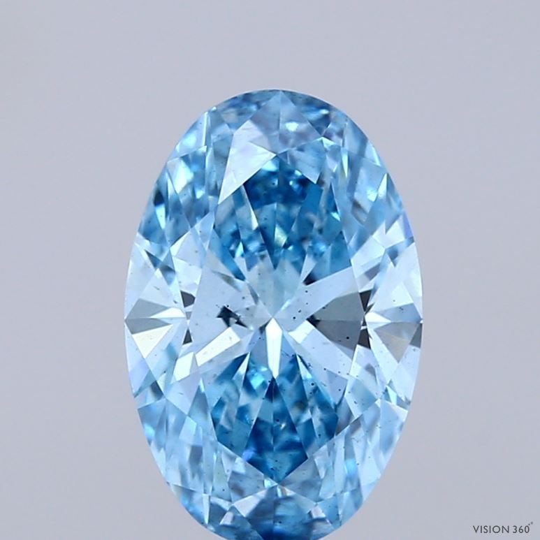 Loose Lab Diamond - IGI Oval 1.75ct Fancy Vivid Blue SI1: Loose Lab Diamond - IGI Oval 1.75ct Fancy Vivid Blue SI1 This listing features Loose Lab Diamond - IGI Oval 1.75ct Fancy Vivid Blue SI1. Item specifics are provided below. Item Specifics: Source: This