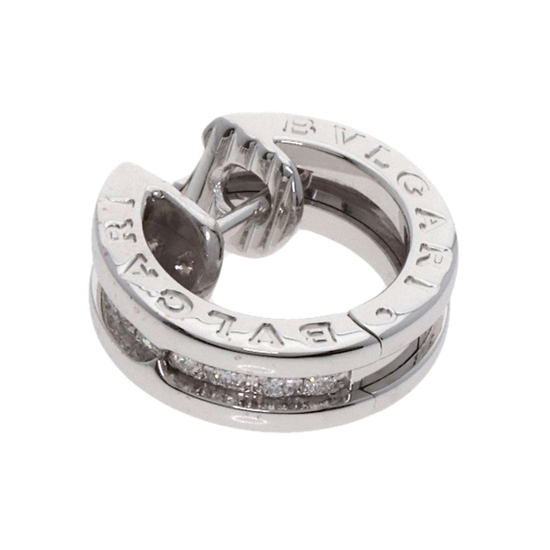 Gold BVLGARI B.zero1 Diamond left one side only earring K18 White: Gold BVLGARI B.zero1 Diamond left one side only earring K18 White This listing features Gold BVLGARI B.zero1 Diamond left one side only earring K18 White. Item specifics are provided below. Item Speci