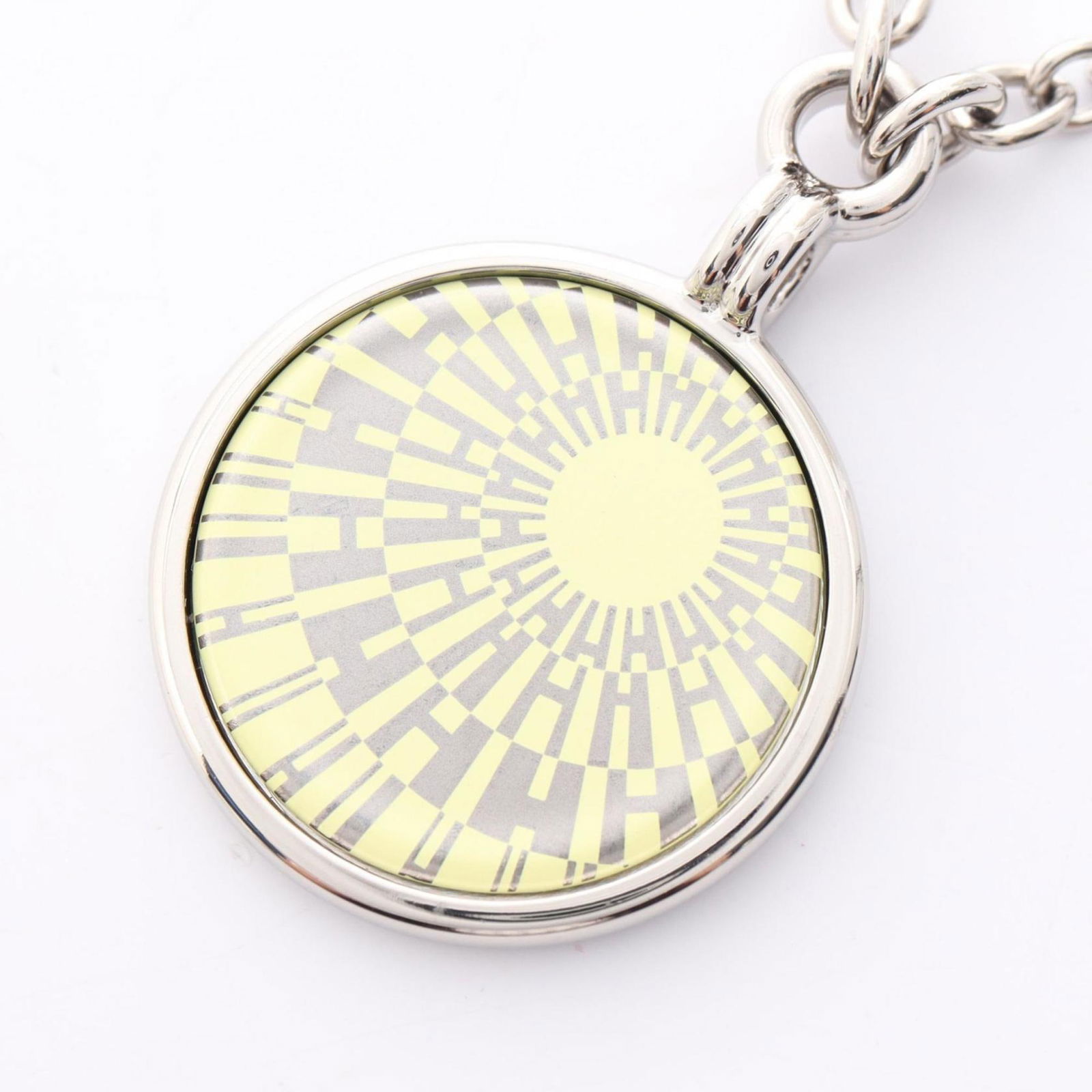 yellow. Hermes Herms OP'H medal necklace in stainless steel for women silver and: yellow. Hermes Herms OP'H medal necklace in stainless steel for women silver and This listing features yellow. Hermes Herms OP'H medal necklace in stainless steel for women silver and. Item specifics