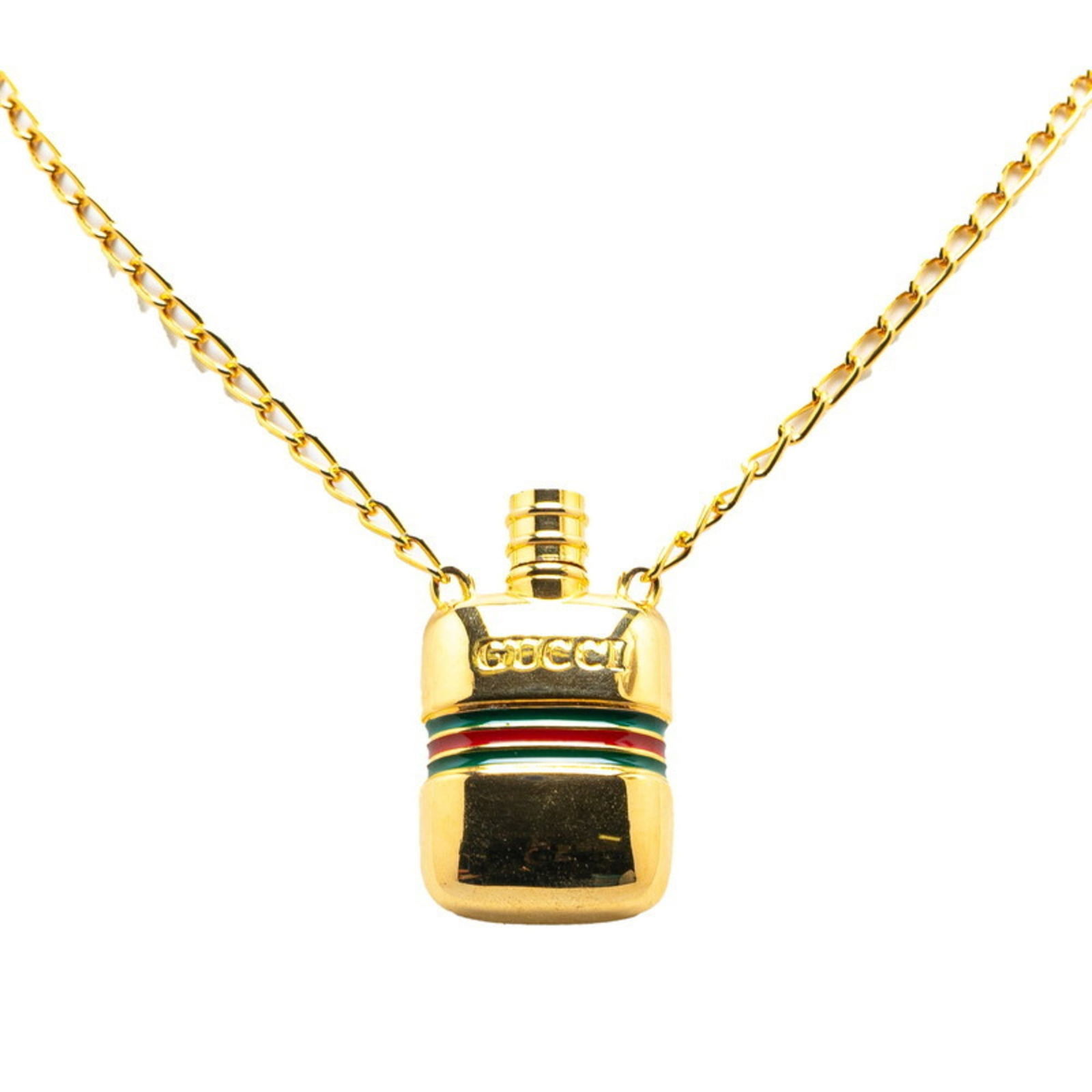 Women Gucci Perfume Bottle Sherry Line Long Necklace in Gold and Multicolor Plated for: Women Gucci Perfume Bottle Sherry Line Long Necklace in Gold and Multicolor Plated for This listing features Women Gucci Perfume Bottle Sherry Line Long Necklace in Gold and Multicolor Plated for. Ite
