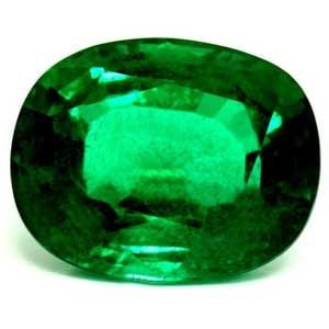 Loose Emerald Gemstone - GIA Cushion 3.83ct Green SI (1 of 1)
