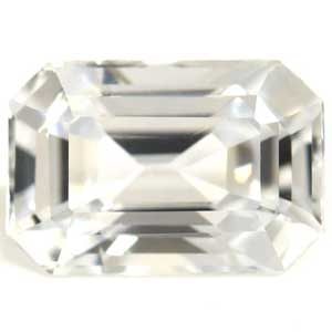 Loose Sapphire Gemstone - Emerald 1.29ct White EC: Loose Sapphire Gemstone - Emerald 1.29ct White EC This listing features Loose Sapphire Gemstone - Emerald 1.29ct White EC. Item specifics are provided below. Item Specifics: Type: Sapphire Carat: 1.29