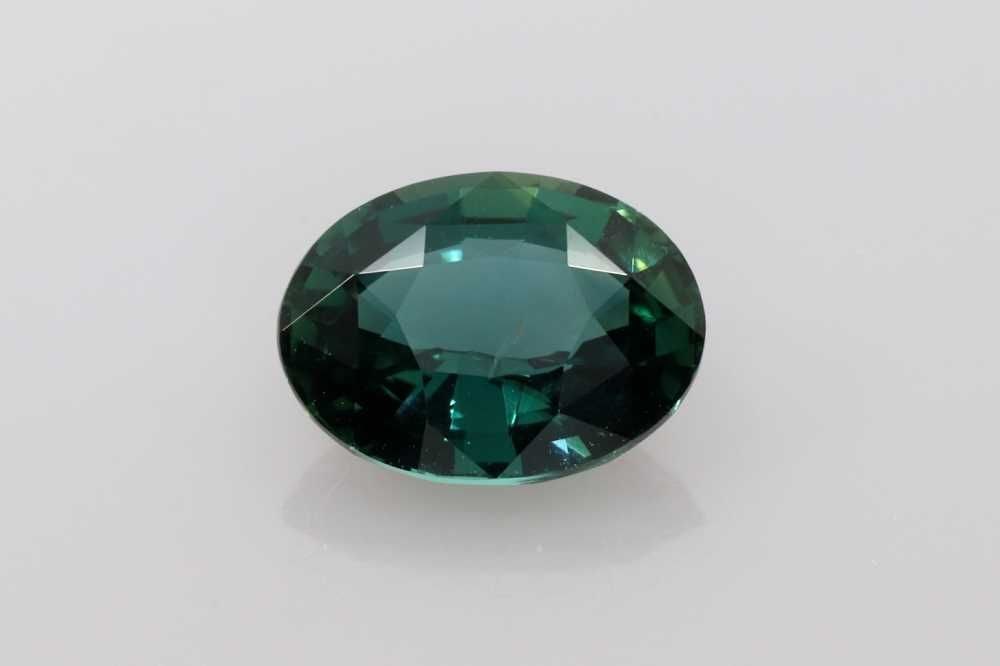 Loose Sapphire Gemstone - GIA Oval 2.51ct Teal SI (1 of 1)