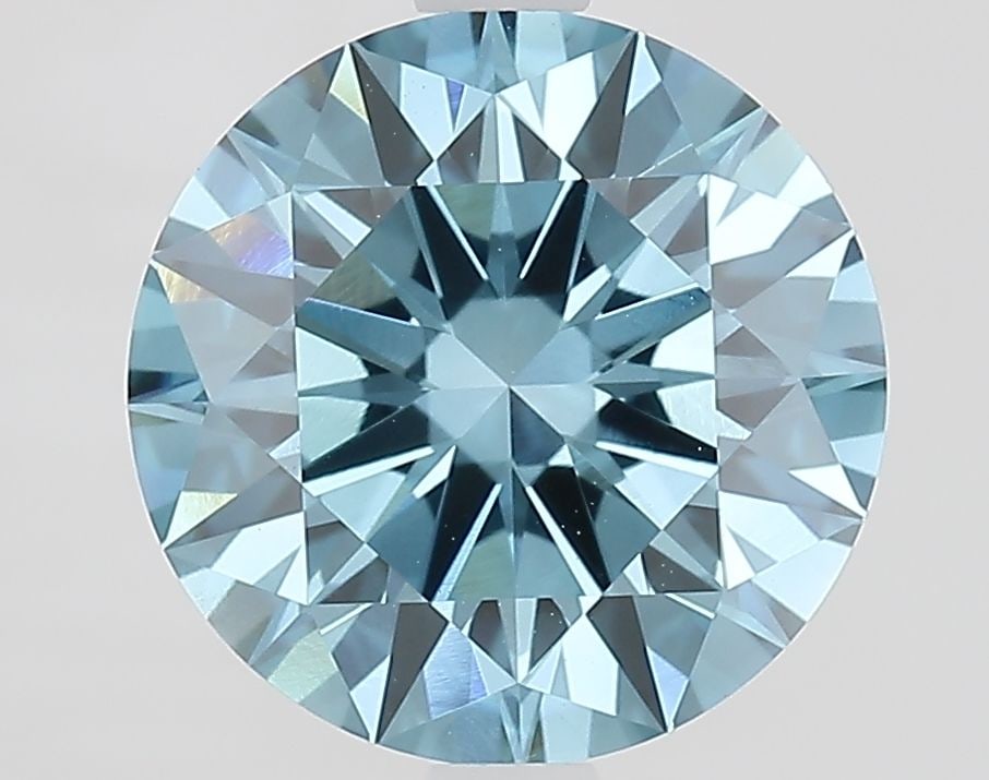 Ideal Loose Lab Diamond - IGI Round 2.65ct Fancy Vivid Blue VS1 (1 of 1)