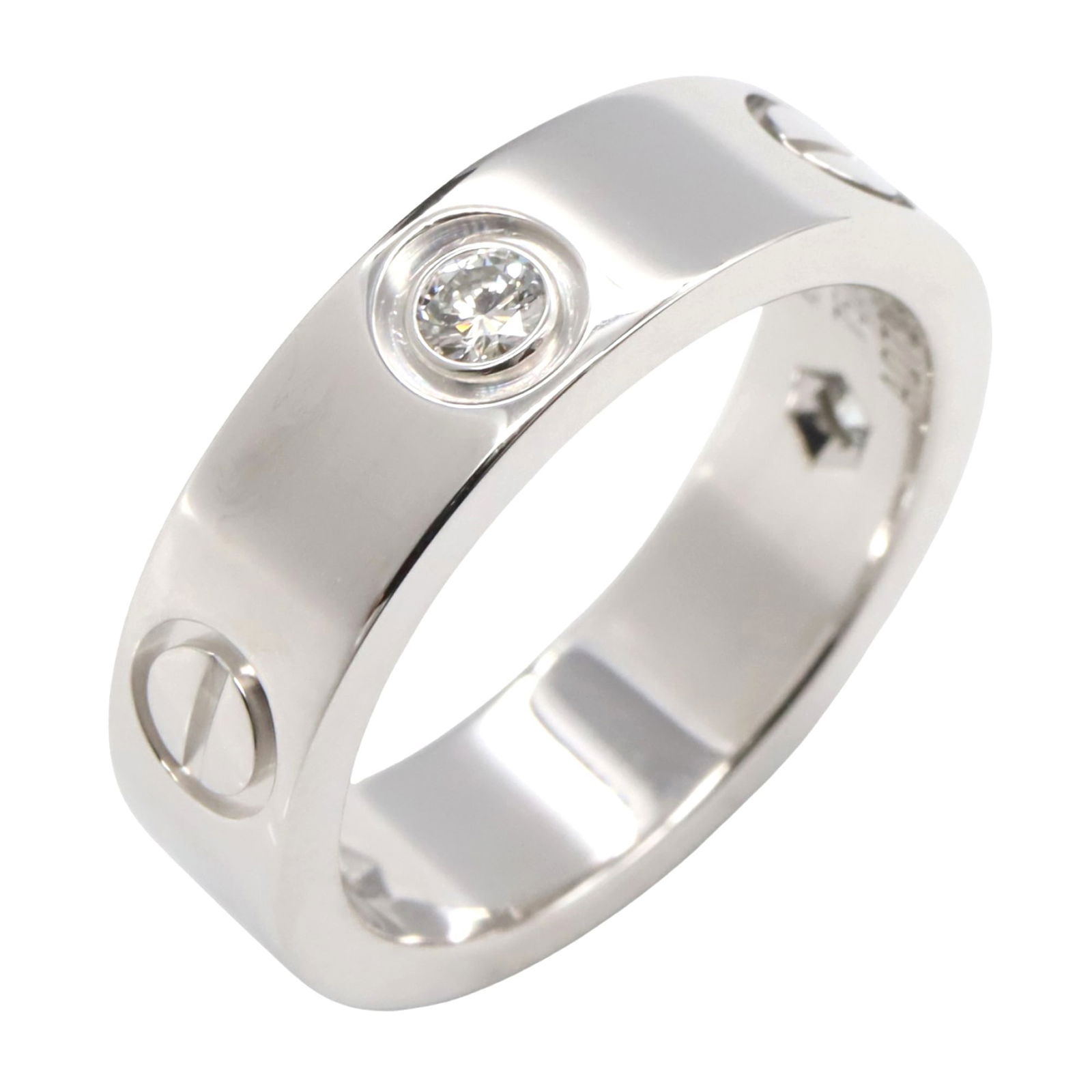 (18K) Cartier Band Ring White Gold: (18K) Cartier Band Ring White Gold This listing features (18K) Cartier Band Ring White Gold. Item specifics are provided below. Item Specifics: Brand: Cartier Type: Band Ring Gender: Women Color: Clea