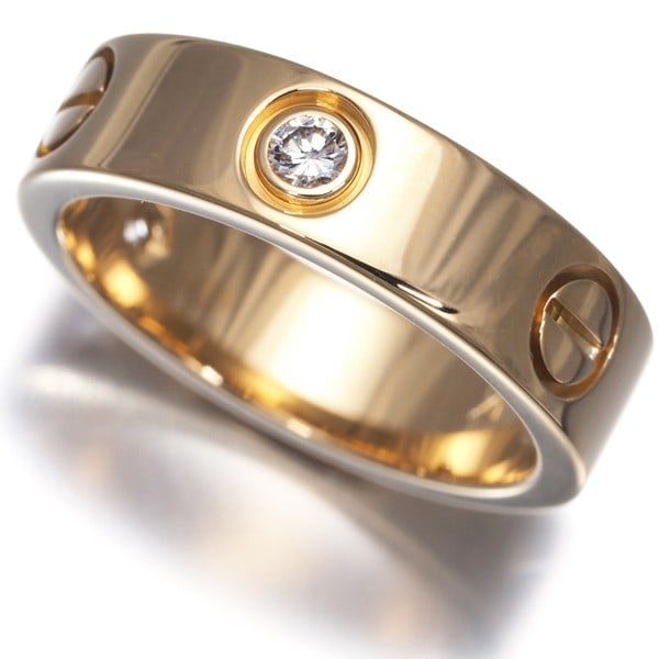 Gold Cartier Ring Diamond Love Half 3P Eu53 18K 750 Yellow: Gold Cartier Ring Diamond Love Half 3P Eu53 18K 750 Yellow This listing features Gold Cartier Ring Diamond Love Half 3P Eu53 18K 750 Yellow. Item specifics are provided below. Item Specifics: Brand: C