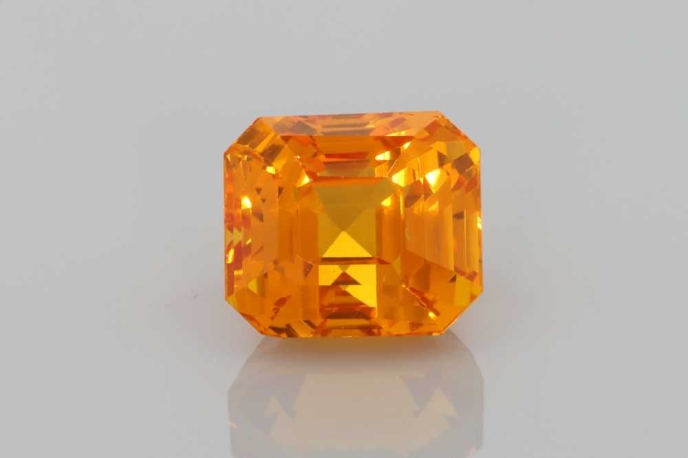 Loose Sapphire Gemstone - GIA Asscher 4.04ct Orange EC: Loose Sapphire Gemstone - GIA Asscher 4.04ct Orange EC This listing features Loose Sapphire Gemstone - GIA Asscher 4.04ct Orange EC. Item specifics are provided below. Item Specifics: Type: Sapphire C