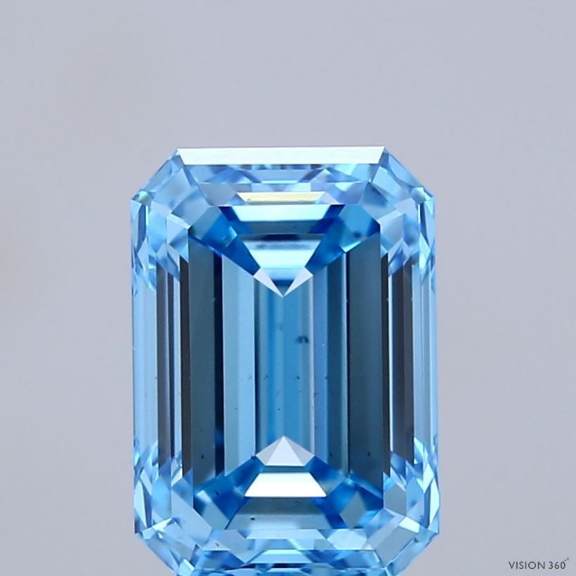 Loose Lab Diamond - IGI Emerald 2.96ct Fancy Vivid Blue VS2: Loose Lab Diamond - IGI Emerald 2.96ct Fancy Vivid Blue VS2 This listing features Loose Lab Diamond - IGI Emerald 2.96ct Fancy Vivid Blue VS2. Item specifics are provided below. Item Specifics: Source