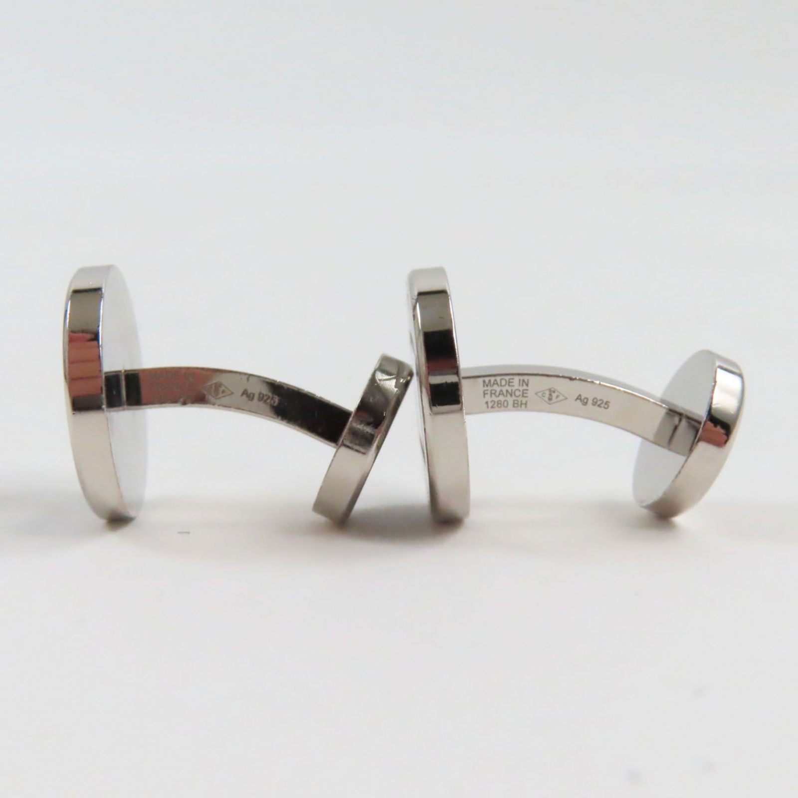 925 Cartier Stud/ Button Silver - 3