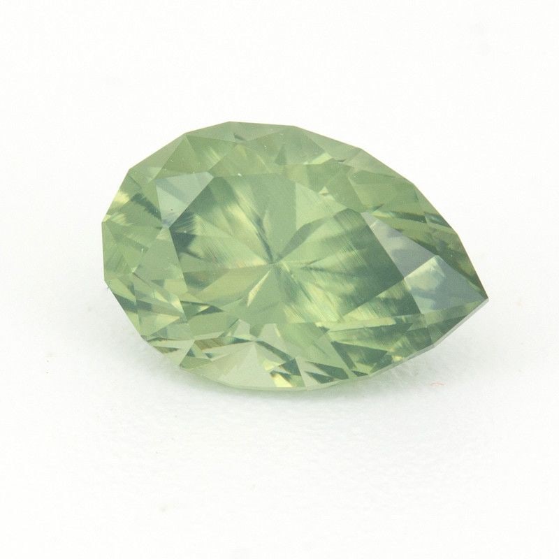 Loose Zircon Gemstone - Pear 1.99ct Green SI (1 of 1)