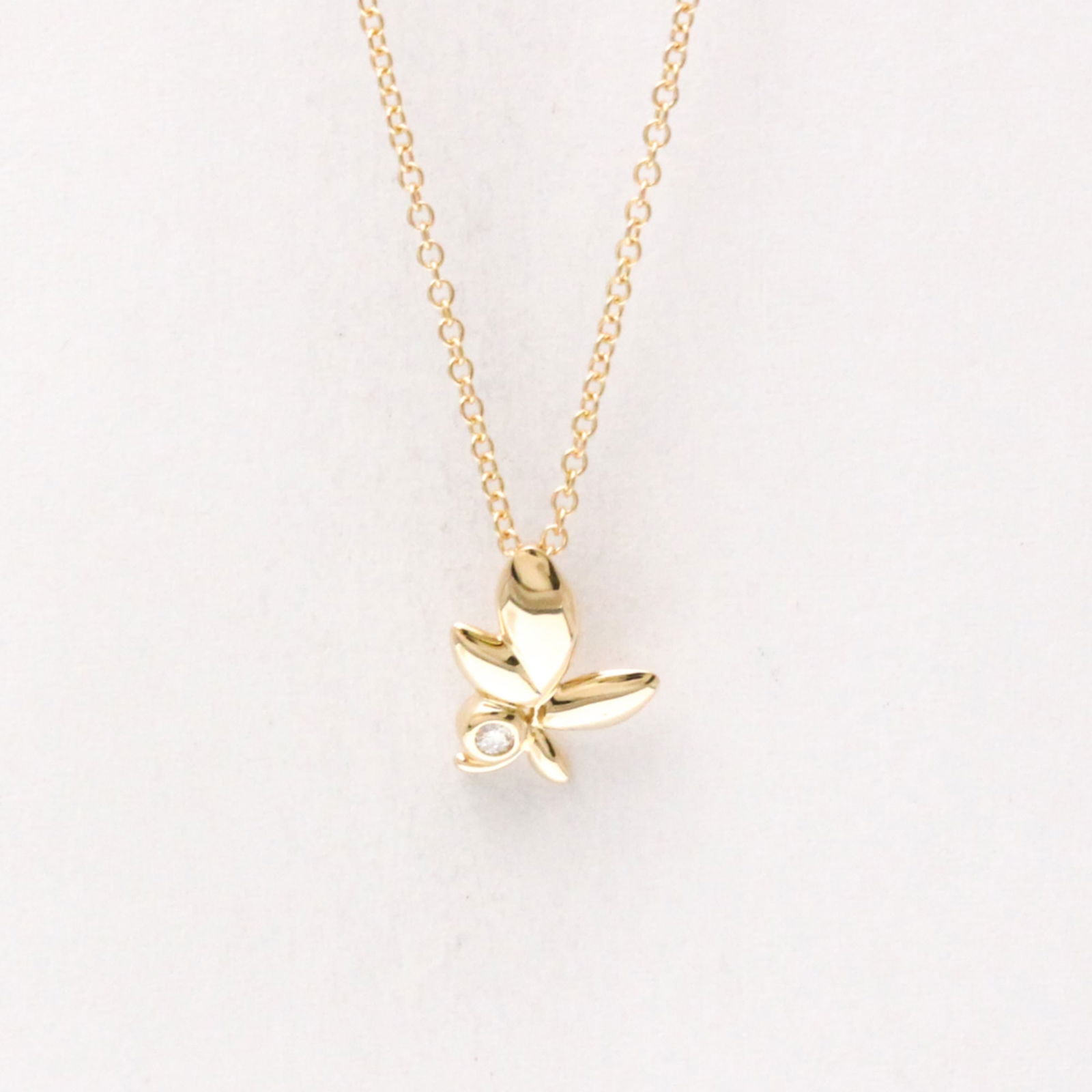 Women Fashion Pendant Necklace (Pink Gold) - Tiffany Olive Leaf Diamond Necklace Pink Gold (18K): Women Fashion Pendant Necklace (Pink Gold) - Tiffany Olive Leaf Diamond Necklace Pink Gold (18K) Diamond Men This listing features Women Fashion Pendant Necklace (Pink Gold) - Tiffany Olive Leaf