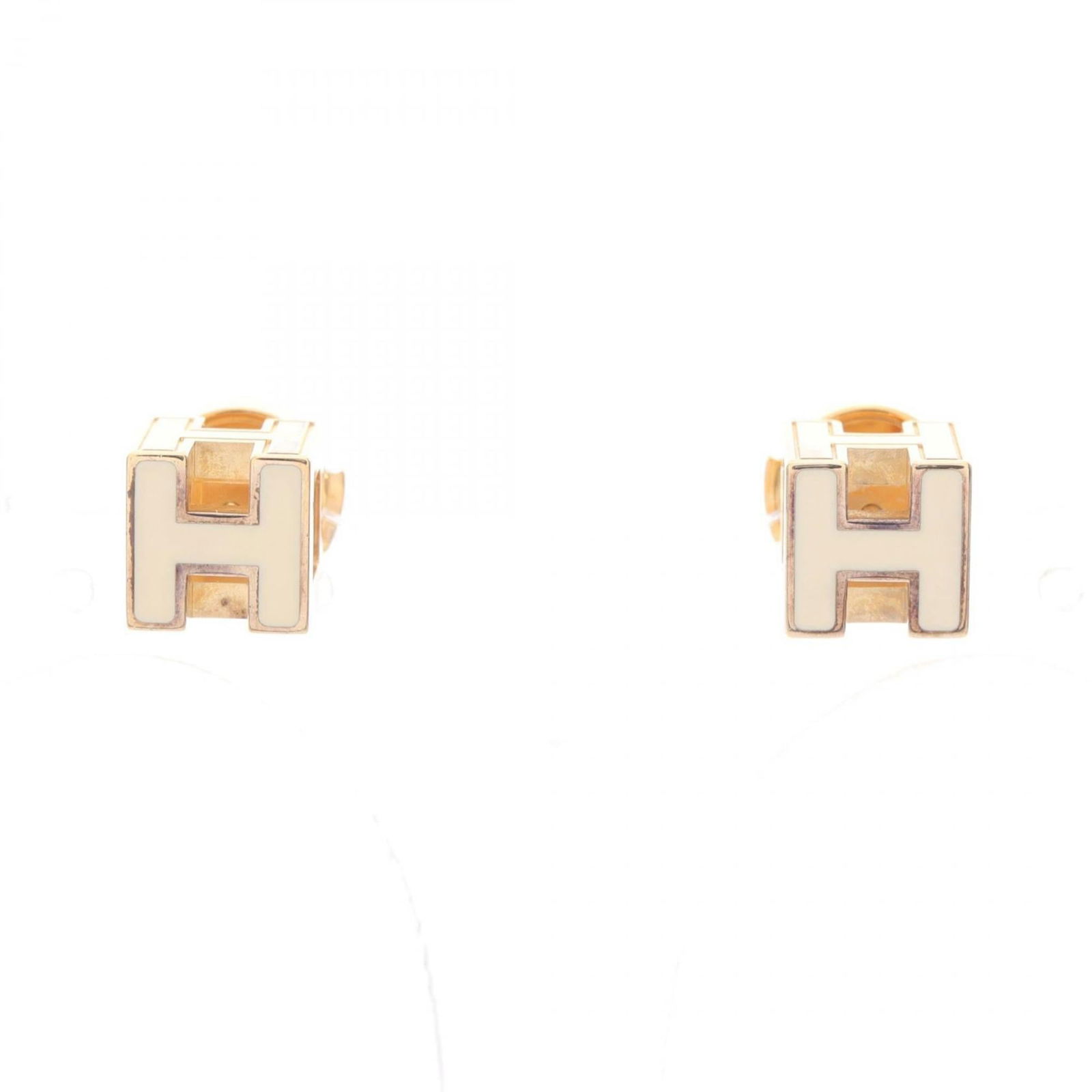 Plating Hermes Stud Earrings Gold (1 of 9)