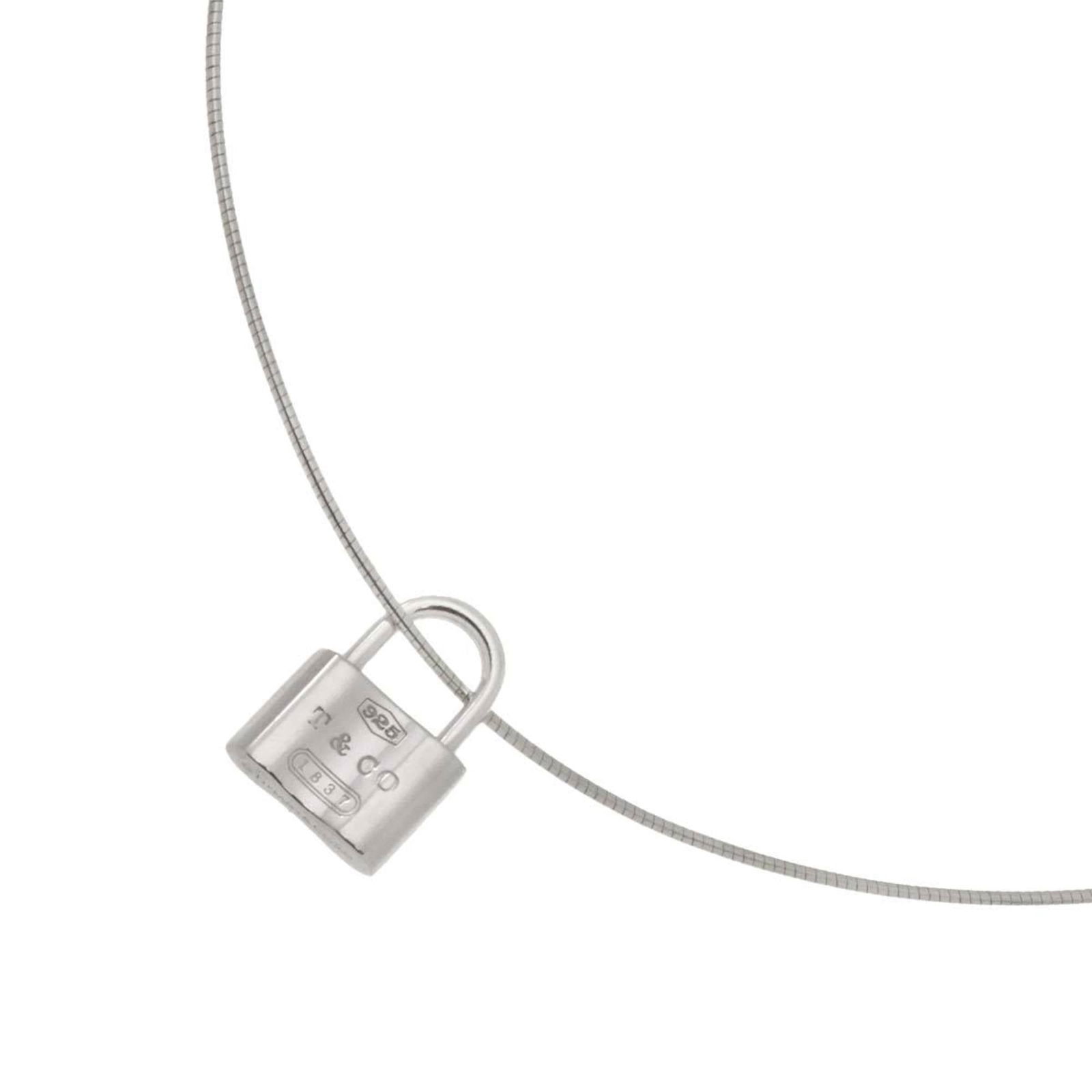 925 Sterling Silver - Tiffany & Co. 1837 Cadena Lock Necklace - 40cm: 925 Sterling Silver - Tiffany & Co. 1837 Cadena Lock Necklace - 40cm This listing features 925 Sterling Silver - Tiffany & Co. 1837 Cadena Lock Necklace - 40cm. Item specifics are provided below. 