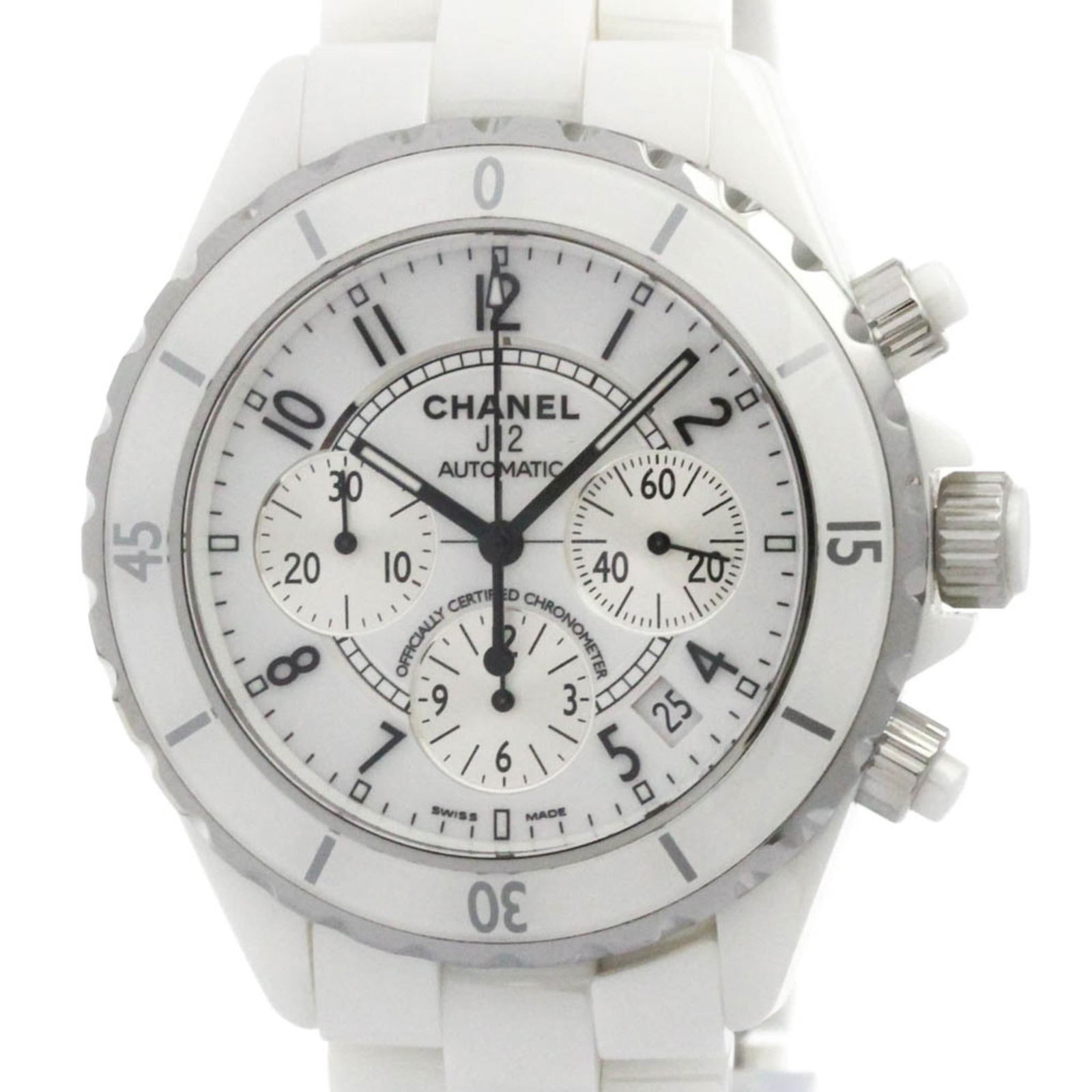 Wristwatch Chanel: Wristwatch Chanel This listing features Wristwatch Chanel. Item specifics are provided below. Item Specifics: Brand: Chanel Type: Wristwatch Style: Sport Gender: Men Material (Case): Ceramic Material