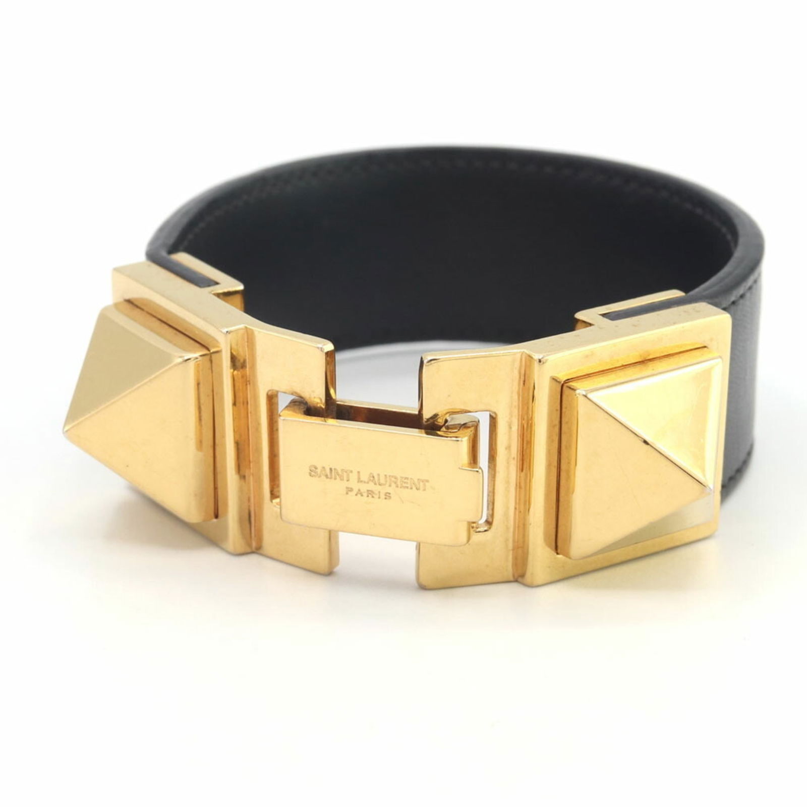 Metal - Yves Saint Laurent Charm Bracelet Leather: Metal - Yves Saint Laurent Charm Bracelet Leather This listing features Metal - Yves Saint Laurent Charm Bracelet Leather. Item specifics are provided below. Item Specifics: Brand: Yves Saint Laurent