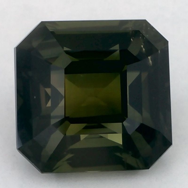 Loose Sapphire Gemstone - Octagonal 3.53ct Green SI (1 of 1)