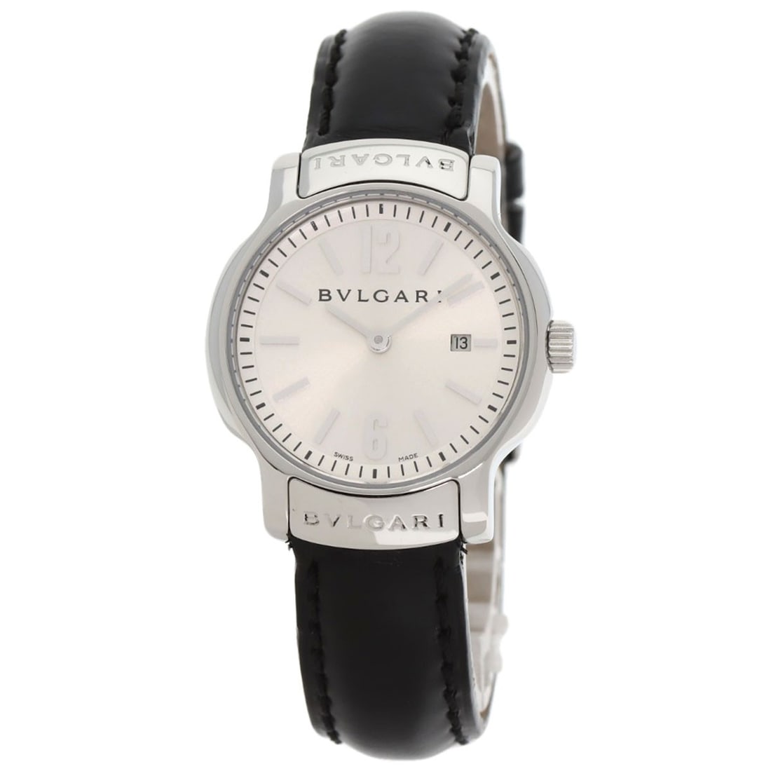 Leather BVLGARI Solo tempo Watches ST29C6SLD Stainless Steel/: Leather BVLGARI Solo tempo Watches ST29C6SLD Stainless Steel/ This listing features Leather BVLGARI Solo tempo Watches ST29C6SLD Stainless Steel/. Item specifics are provided below. Item Specifics: Br