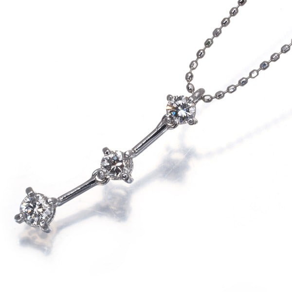 Gold Diamond 0.30Ct 3P Necklace 18K 750 White: Gold Diamond 0.30Ct 3P Necklace 18K 750 White This listing features Gold Diamond 0.30Ct 3P Necklace 18K 750 White. Item specifics are provided below. Item Specifics: Country Of Origin: Japan Metal: