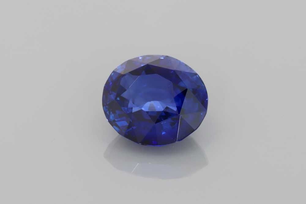 Loose Sapphire Gemstone - GIA Oval 3.15ct Blue EC (1 of 1)