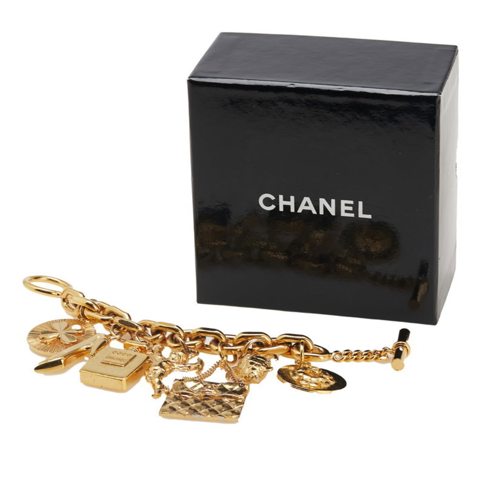 Plating Chanel Charm Bracelet Gold - 7