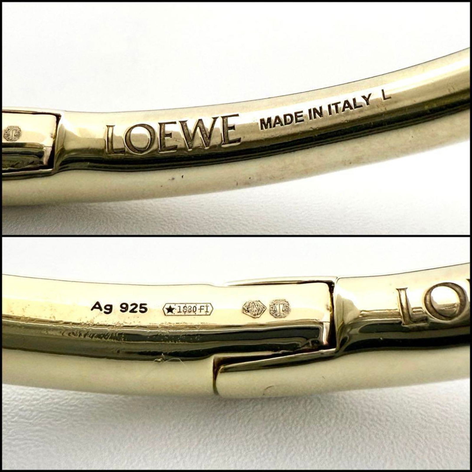 925 Loewe Bangle Silver - 8