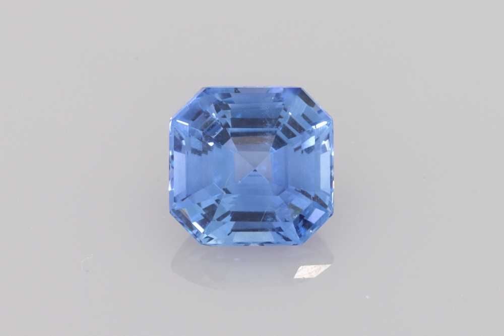 Loose Sapphire Gemstone - Asscher 1.52ct Blue EC: Loose Sapphire Gemstone - Asscher 1.52ct Blue EC This listing features Loose Sapphire Gemstone - Asscher 1.52ct Blue EC. Item specifics are provided below. Item Specifics: Type: Sapphire Carat: 1.52 C
