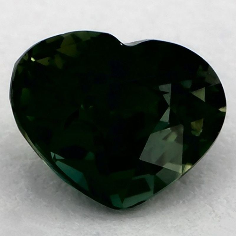Loose Sapphire Gemstone - Heart 1.49ct Green EC: Loose Sapphire Gemstone - Heart 1.49ct Green EC This listing features Loose Sapphire Gemstone - Heart 1.49ct Green EC. Item specifics are provided below. Item Specifics: Type: Sapphire Carat: 1.49 Cut